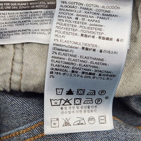 Levi's 559 Jeans Mens Size 36x30 Relaxed Straight Leg Distressed Everyday Norm - Picture 8 of 10